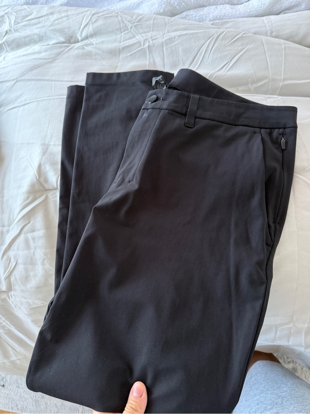 lululemon athletica Men's Black Dress Pants - Sleek Tailored Look